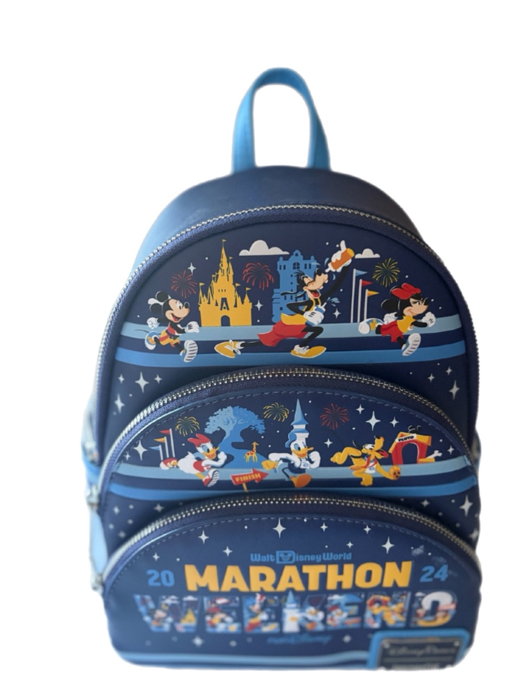 NWT Disney Parks 2024 Walt Disney World Marathon Weekend Loungefly Backpack